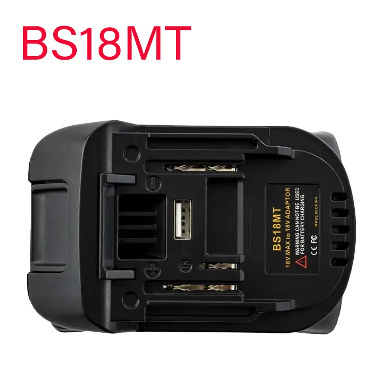 For Bosch 18V BAT619G/620 Batteries Convert To for Makita 18V BL 1860 Lithium Battery BS18MT New Battery Adapter Converter USB