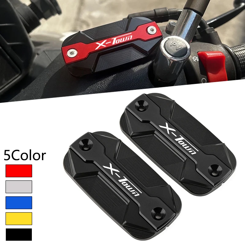 

For KYMCO XTOWN300i XTOWN125i X-TOWN 125 i 300 Motorcycle Accessories CNC Front Brake Reservoir Fluid Tank Cover Oil Cup Cap