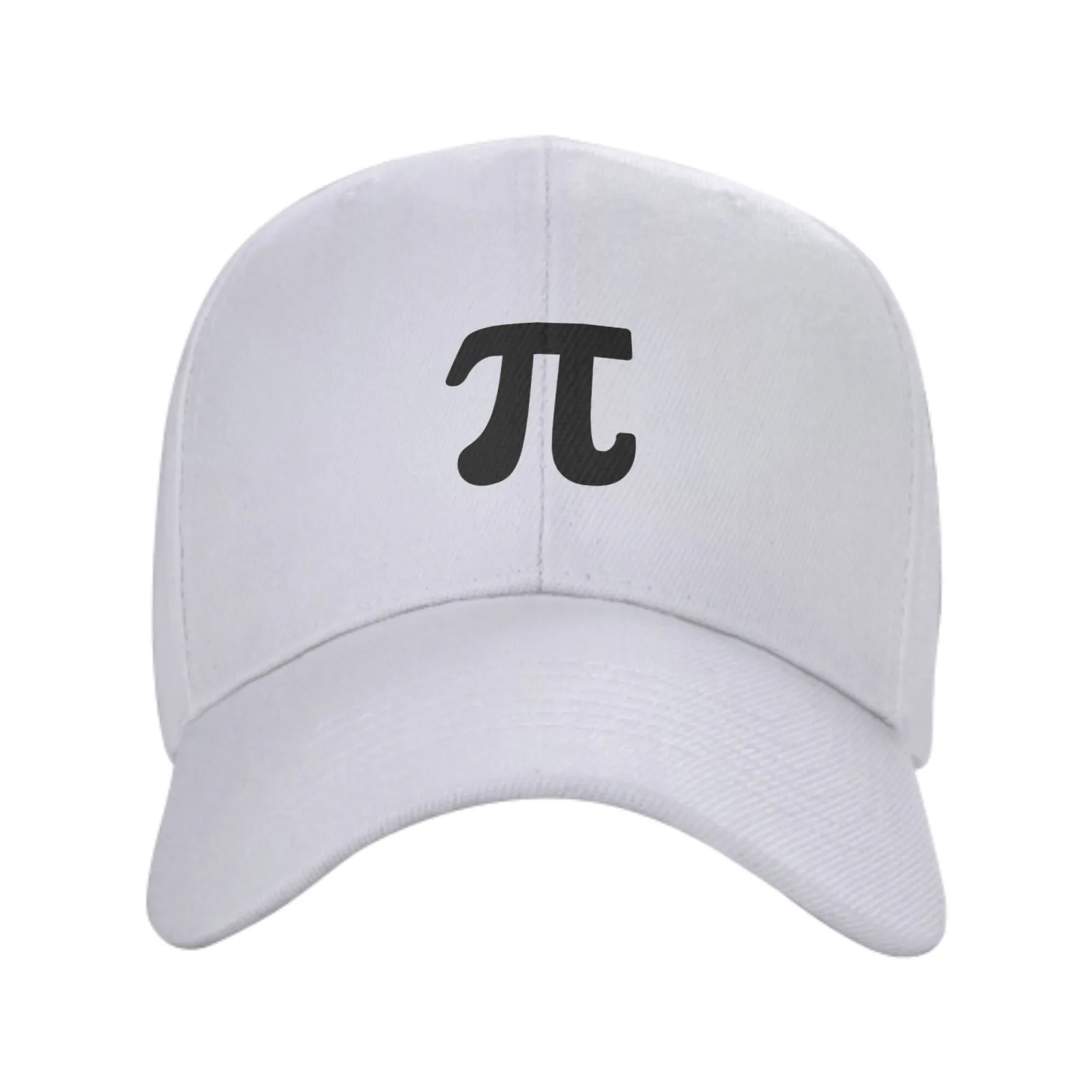 Black Pi π Adult Baseball Cap Outdoor Sports Women's Basketball Hat Sunscreen Leisure Caps For Men