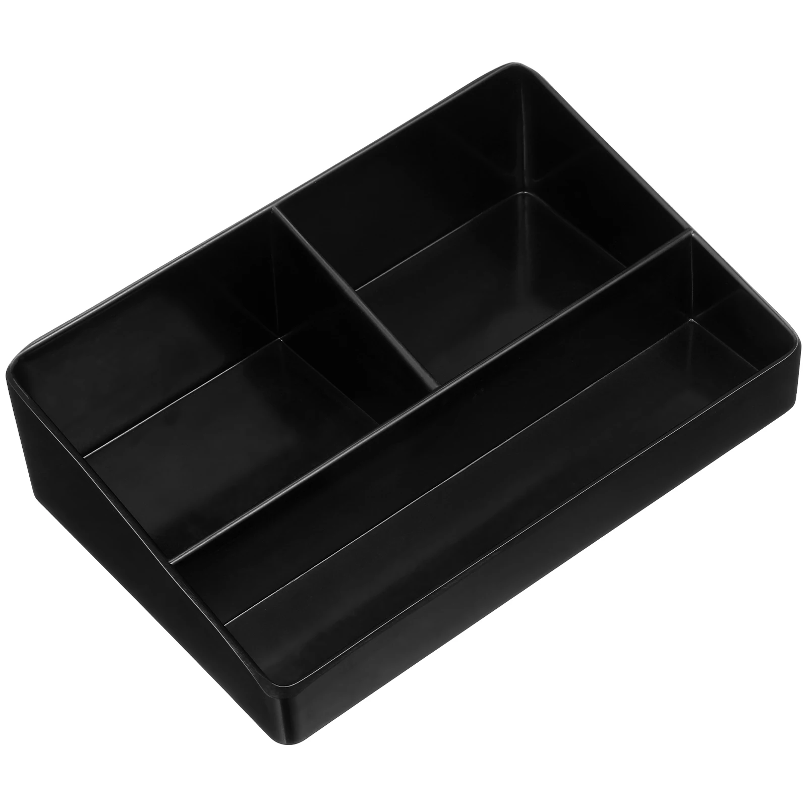 

Tea Storage Box 3 Compartments White A018 Clear View Coffee Organizer Tea Bag Holder Kitchen Bar Accessories