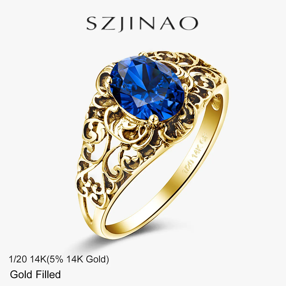 

Винтажное кольцо из 14-каратного золота для женщин, викторианское рельефное кольцо с резьбой для вечеринки, подарки на день матери, ювелирные изделия