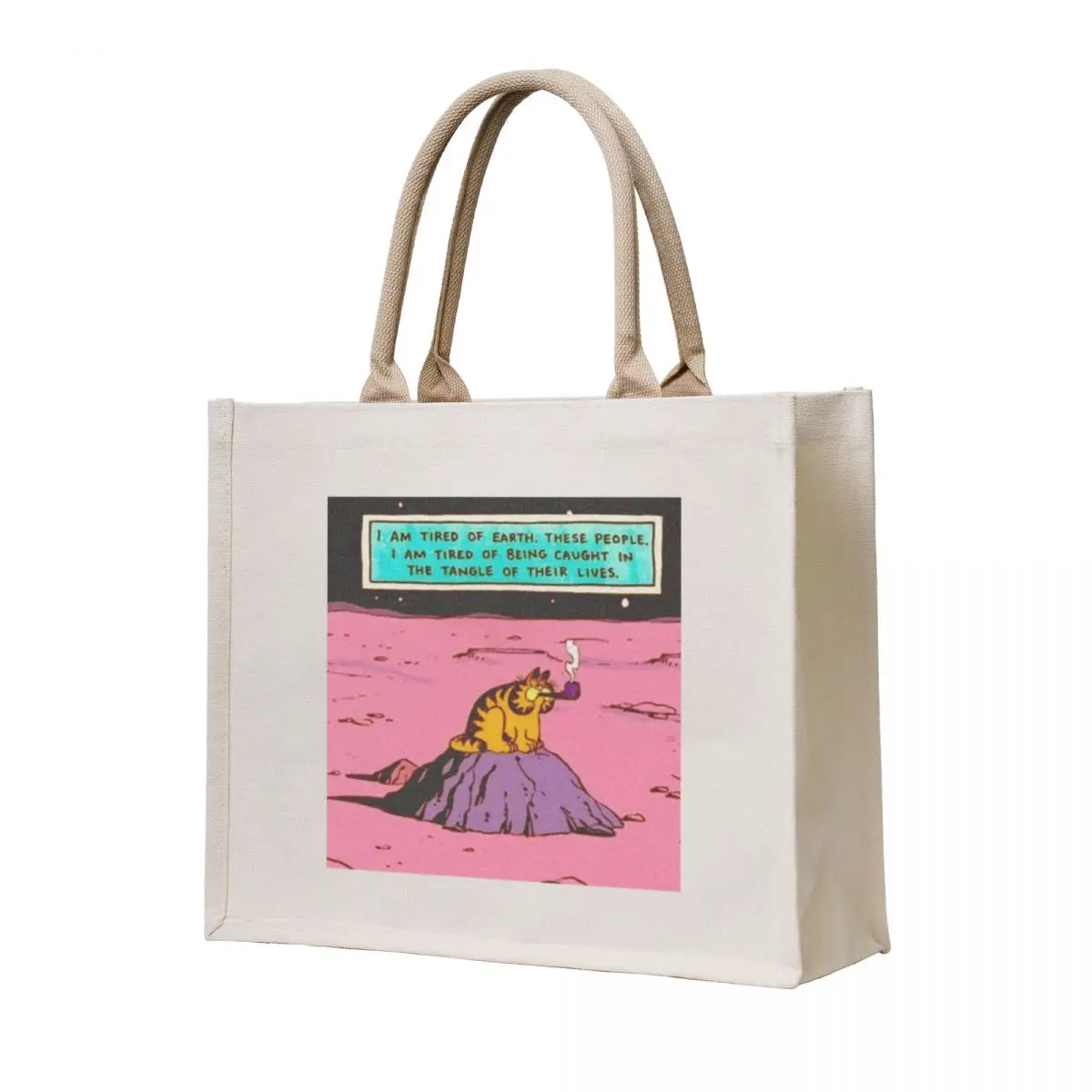 

pink garfil art Tote Bag Gift bags Lady bag Cloth bags Women bags