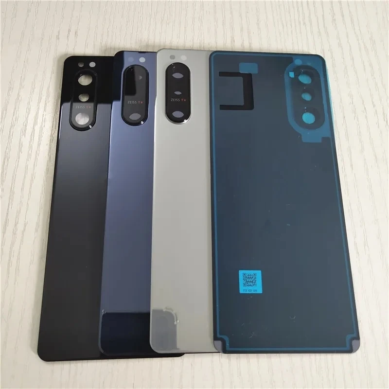 New Glass Cover For Sony Xperia 5 II SO-52A XQ-AS52 XQ-AS62 XQ-AS72 5ii Back Battery Cover Rear Door Case Housing