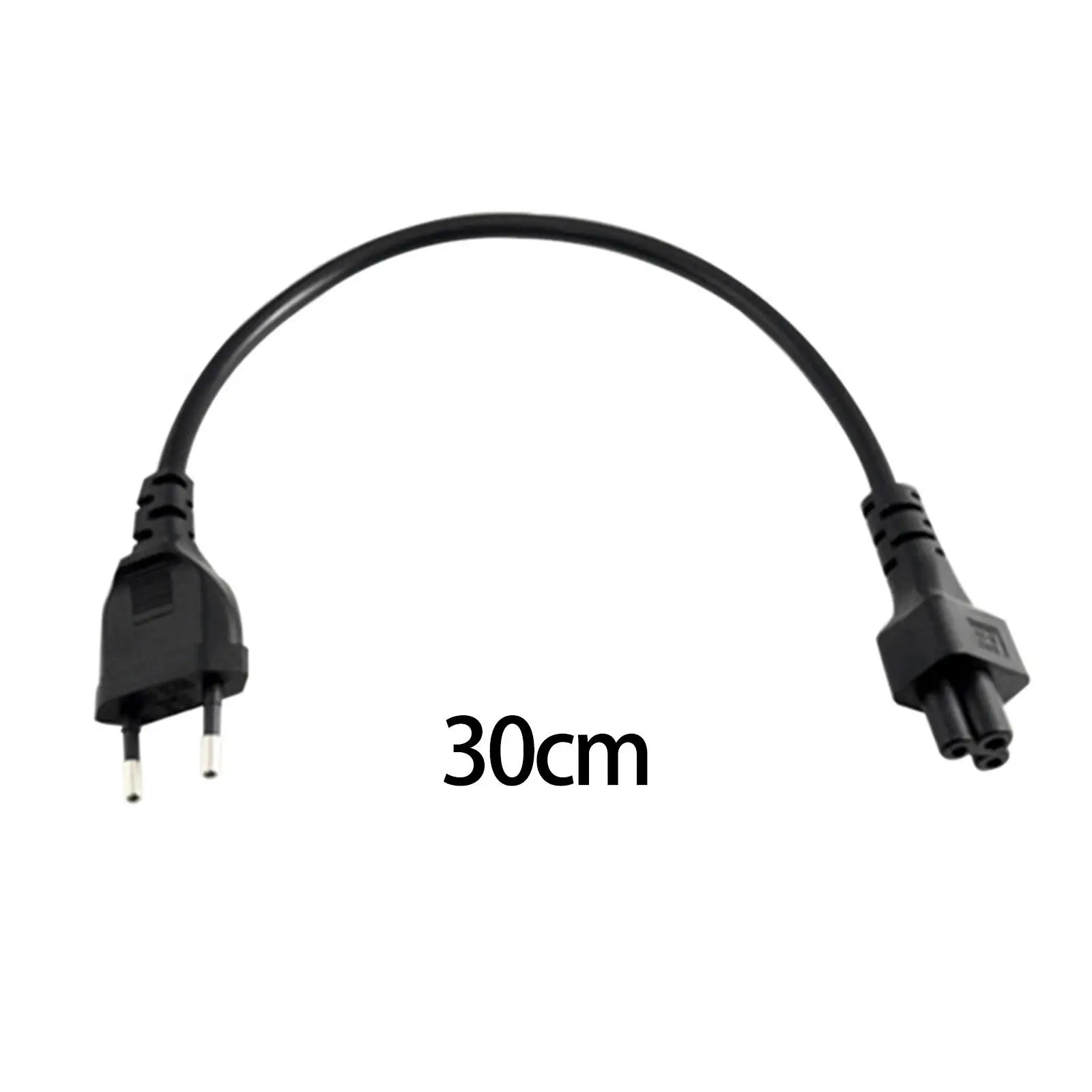 UE 2 pinos macho para cabo adaptador de alimentação fêmea IEC 320 C5 para notebook laptop