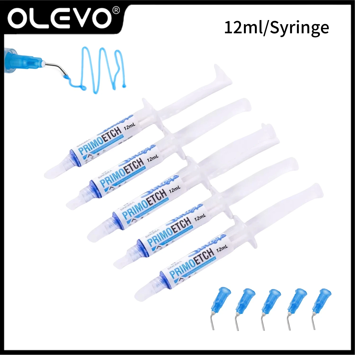 5 قطعة جل النقش للأسنان 37% حمض الفوسفوريك جل المحفور وكيل تقويم الأسنان الراتنج الأقواس ضوء لاصق علاج الترابط الغراء