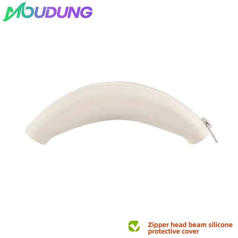 MOUDUNG Replacement Silicone zipper head beam protective cover & Memory Foam Ear Pads With buckle for Sony WH-1000XM4 Headset