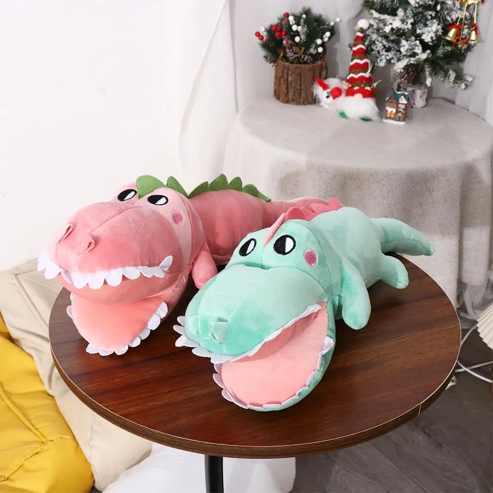 Knuffeldier Krokodil Knuffels Speelgoed Knuffelkussens Krokodil Krokodil Gevuld Kussen Groen Knuffel Dier Alligator Gooi