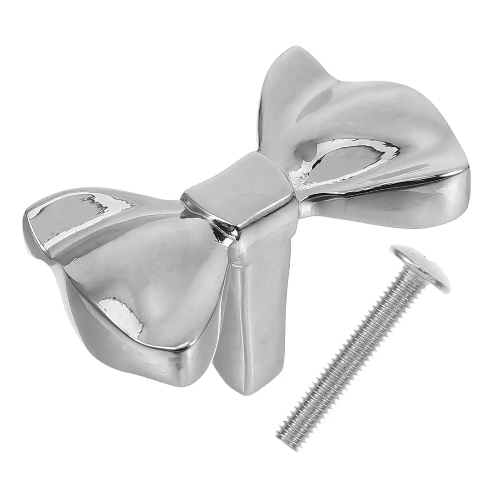 

Bow Dresser Knob Decorative Drawer Pull Bowknot Style Handles Vintage Brass Cabinet Sier Knobs For Dressers