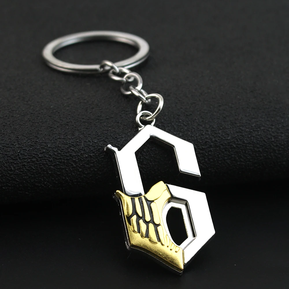 Anime Bleach Ulquiorra Cifer Mask Keychain Fashion Kurosaki Ichigo Broken Masks Pendant Metal Choker Necklace Fans Cosplay Gifts