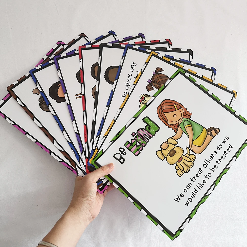 9 шт., декоративные постеры для детского сада