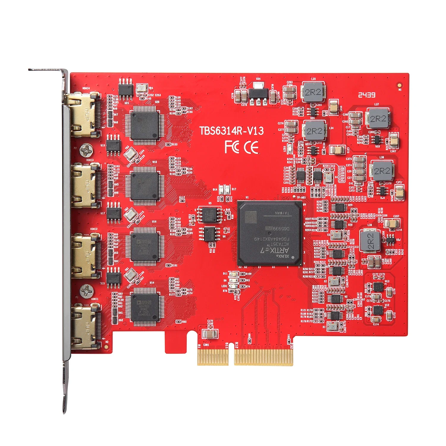 VoltSTBS6314R Quad 1080p@60hz Video Capture Card Data Recorder For Live Streaming/game Recording/broadcasting Support Obs