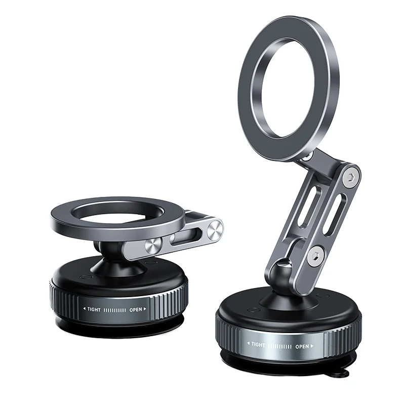 Aluminum Alloy Flexible Suction Cup Mount 360 Degree Glass Tile Windshield Car Stand Universal