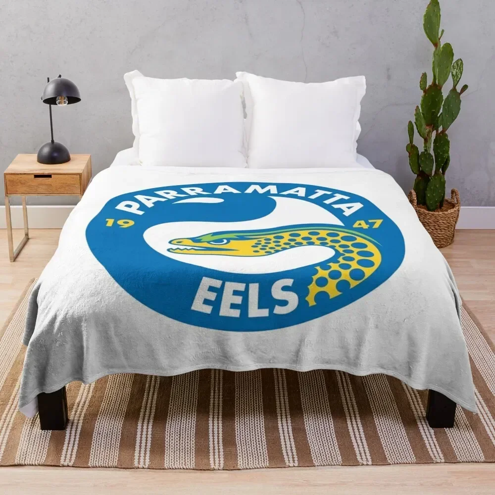 Parramatta Eels Throw Blanket Luxury Throw manga funny gift Blankets