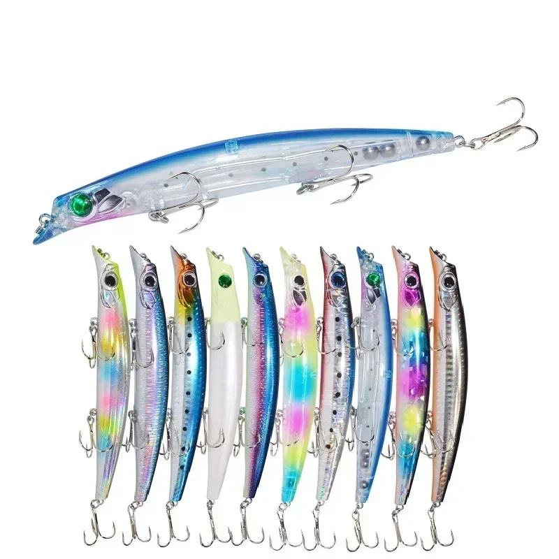 MOTONA Colorful Hard Aritificial Bait Minnow Crankbait Carp Fishing Lure Tackle Floating Fish Lures Swimbait Wobbler 145mm18g