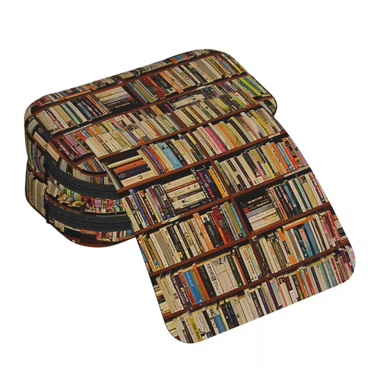 Education Library Book Pencil Case for Boy Girl Gifts Pen Box Pencil Bag Stationery Supplies Pen Holder Bag