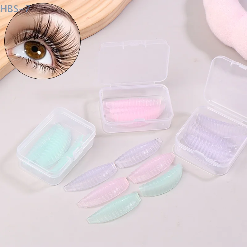 4 pares de silicone cílios perm almofada doce cor reutilizável lavável cílios modelador hastes cílios hastes ferramentas de maquiagem