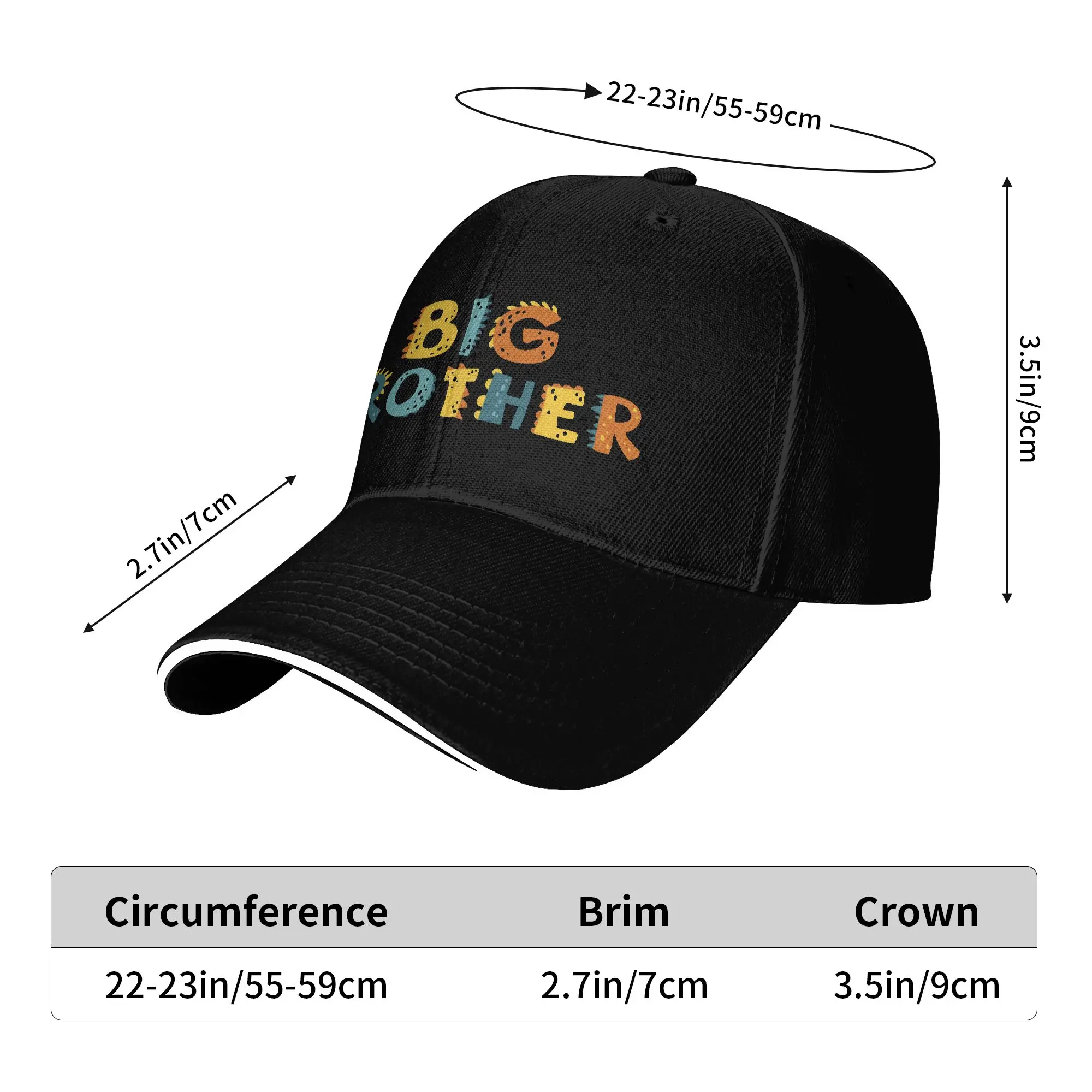 Big Brother Casual Baseball Cap  Kpop Rock Trucker Hat Summer Hot Sale Snapback Cap