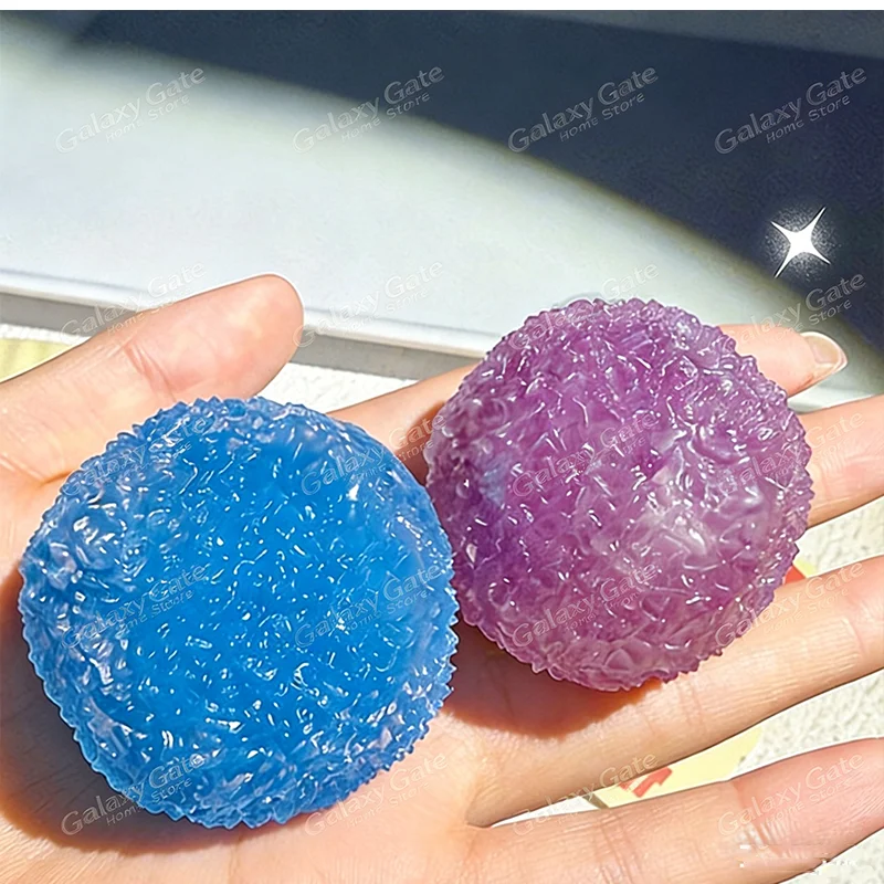 Smoothy Soft Noisy Slush Squeezing Ball Brittle Sound Decompression Slow Rebound Pressure Ball Handmade Desktop Decorative Gifts