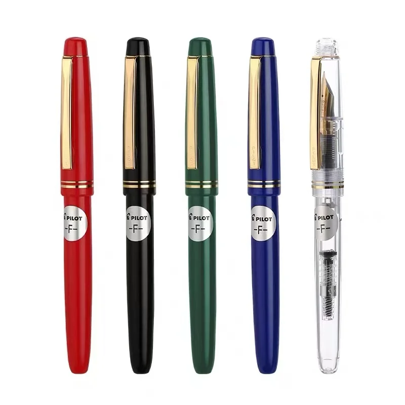 PILOT Fountain Pen Original 78G+ Lridium Ink Pen School Practice Calligraphy Office Accessories Con-40 Converter Carve Name Free