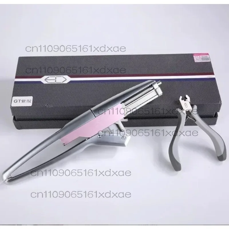 New 6D First Second Third Generation Hair Extension Machine with Plier Set with Extension Strands/Quick and Seamless Extension