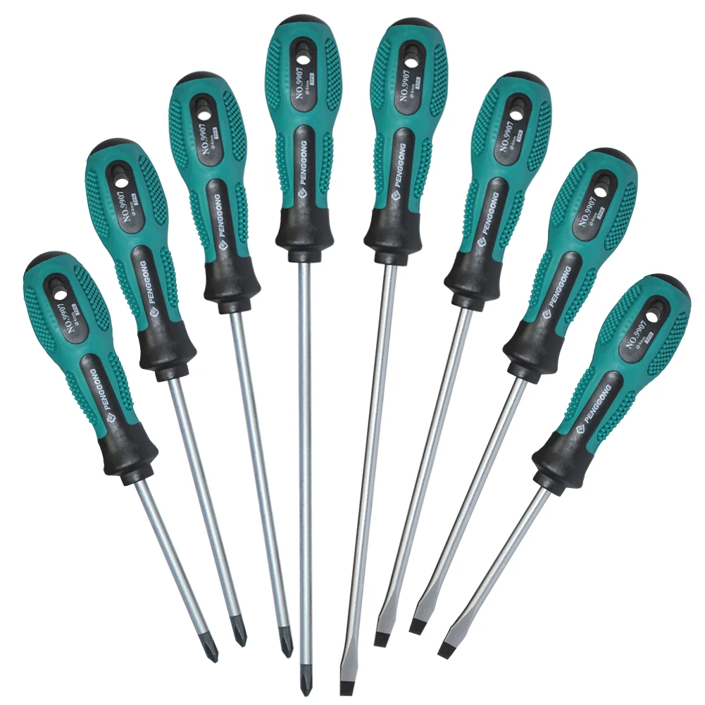 Multi-purpose Screwdrivers Insulated PP Handle Straight Screwdrivers Wear-resistant Accessories Home Maintenance Tools