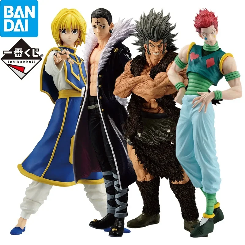 In Stock Original Bandai Ichiban Hunter Hunter Revenge of Scarlet Kurapika Chrollo Uvogin Hisoka Anime Figure Action Model Toys