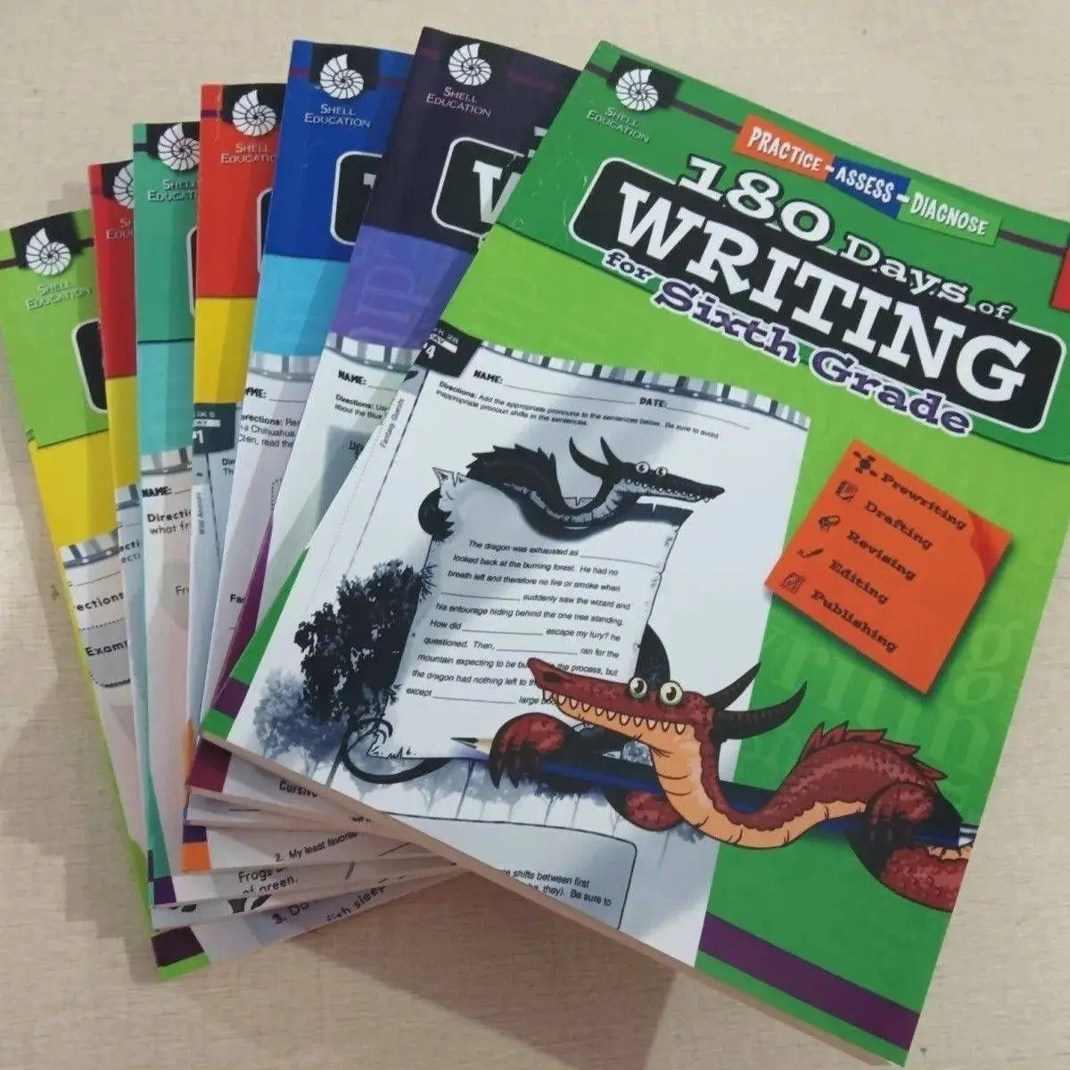 1 book 180 Days of Writing Practice Book Writing Training