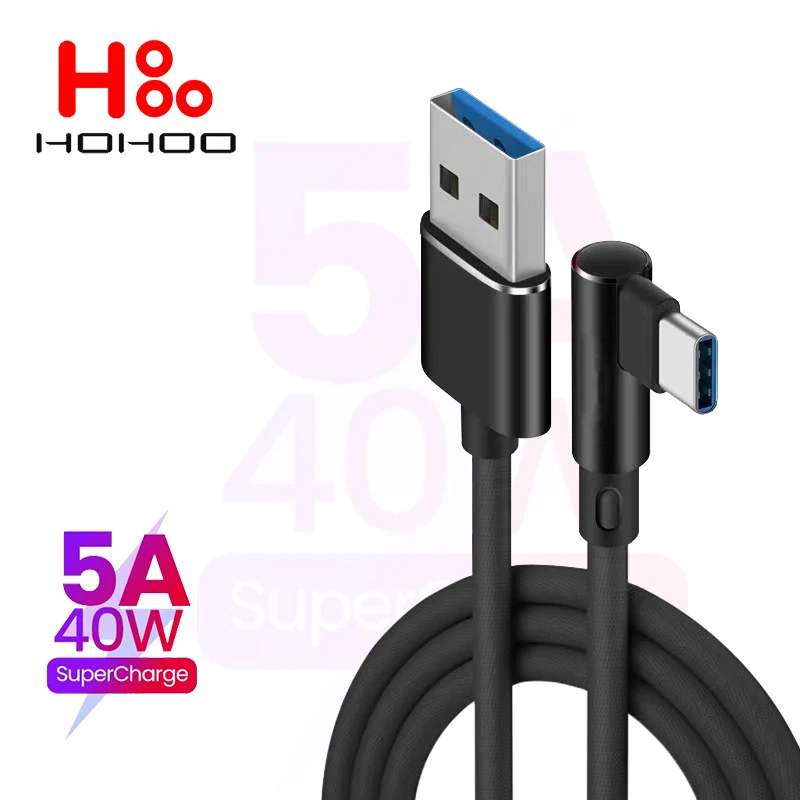 5A USB Type-C Cable For Xiaomi Poco F3 X3 Redmi K60 50 40 Pro Fast Charger Data Cord For Huawei mate 40 30 Pro Type C Fast cable