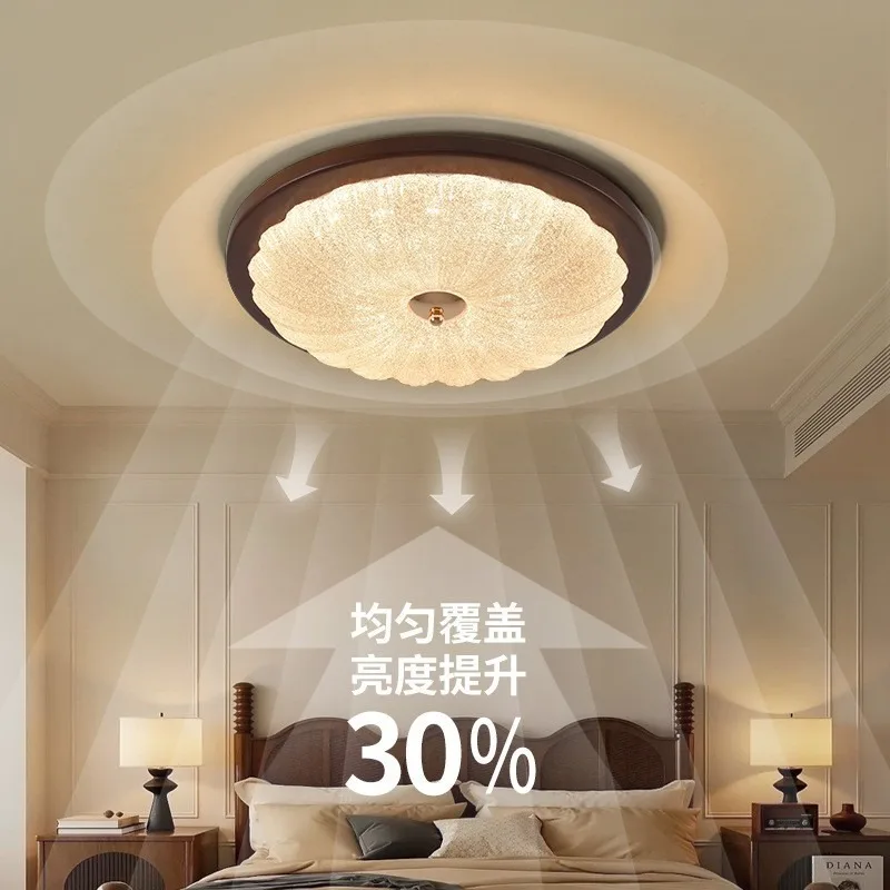 Middle Ancient Style Acrylic Ceiling Lights Cafe Restaurant American Retro Bedroom Homestay Eye Protection Decor Ceiling Lamps