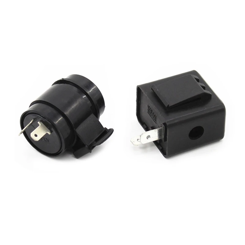 Flasher Relay Turn Signal for DC 12V-60V 2Pins Buzzer Beep Flasher Relay Blinker Indicator Flashers Turn Light Signals