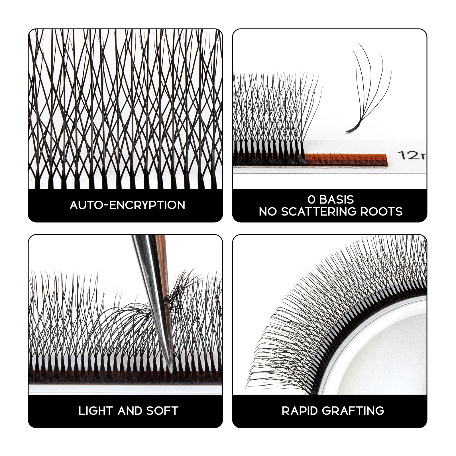 Befer Camellias Style W Shape Cilios 3d 4d 5d Lashes Professional Eyelash Extensions Natural Volume Premade Fans Salons Makeup