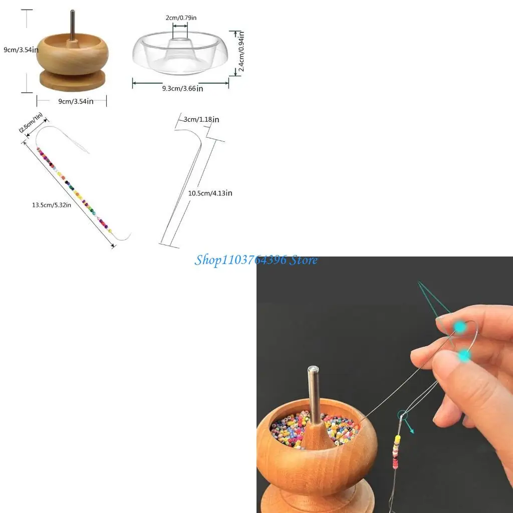  Bead Loader Beading Spinner Quickly Beading Bowl for DIY  Beads Waist Beads Bracelets Spin Beading Bowl Bead Spinner
