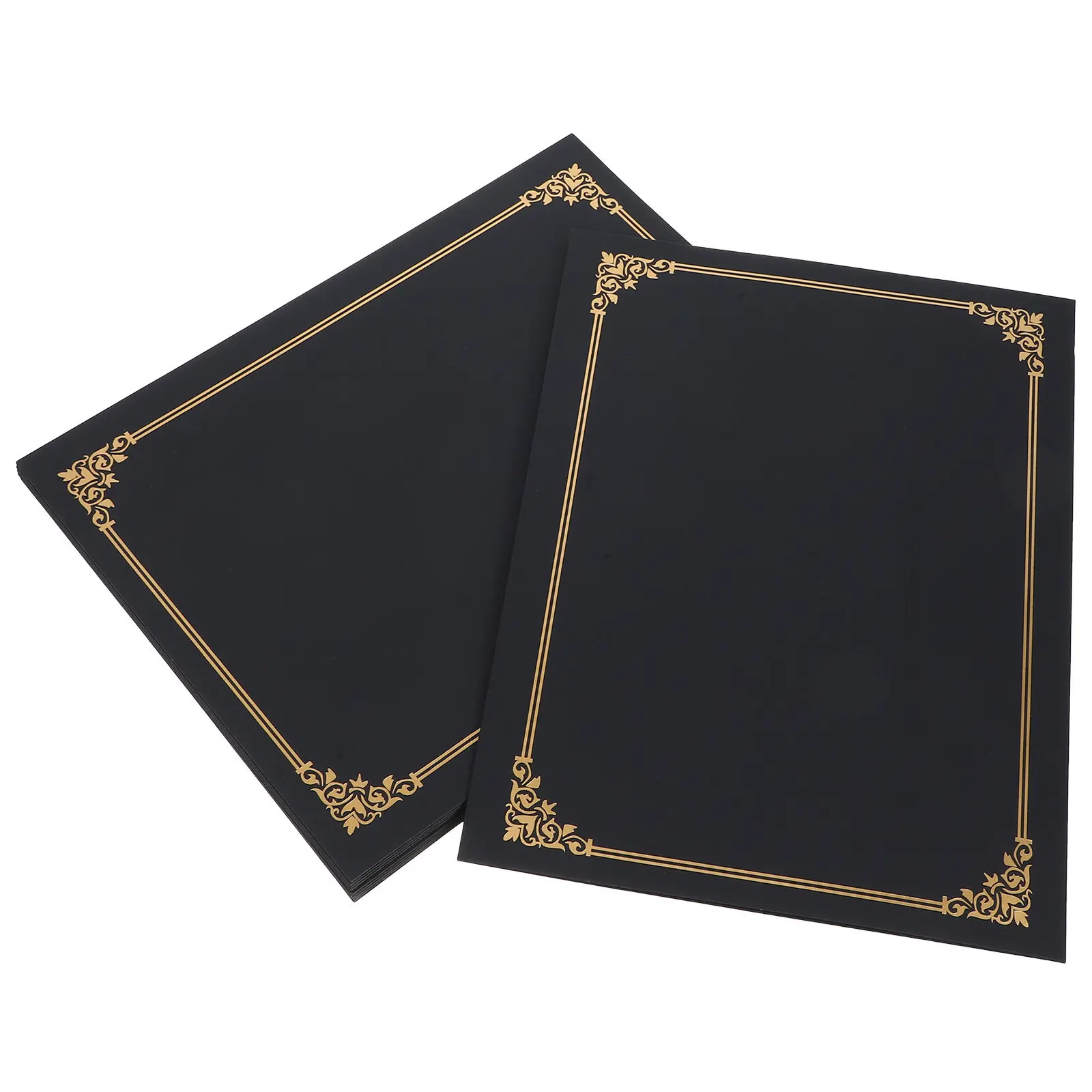 

10 шт. обложек для документов, папок для сертификатов с тисненым узором, держателей для дипломов, защитных папок для наград