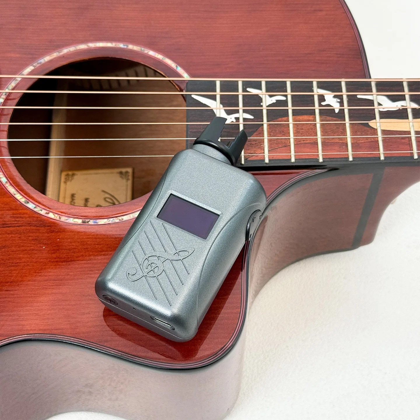 3-in-1 Electric String Winder Guitar Automatic String Winder Adjustable Tuner Built-in Metronome USB