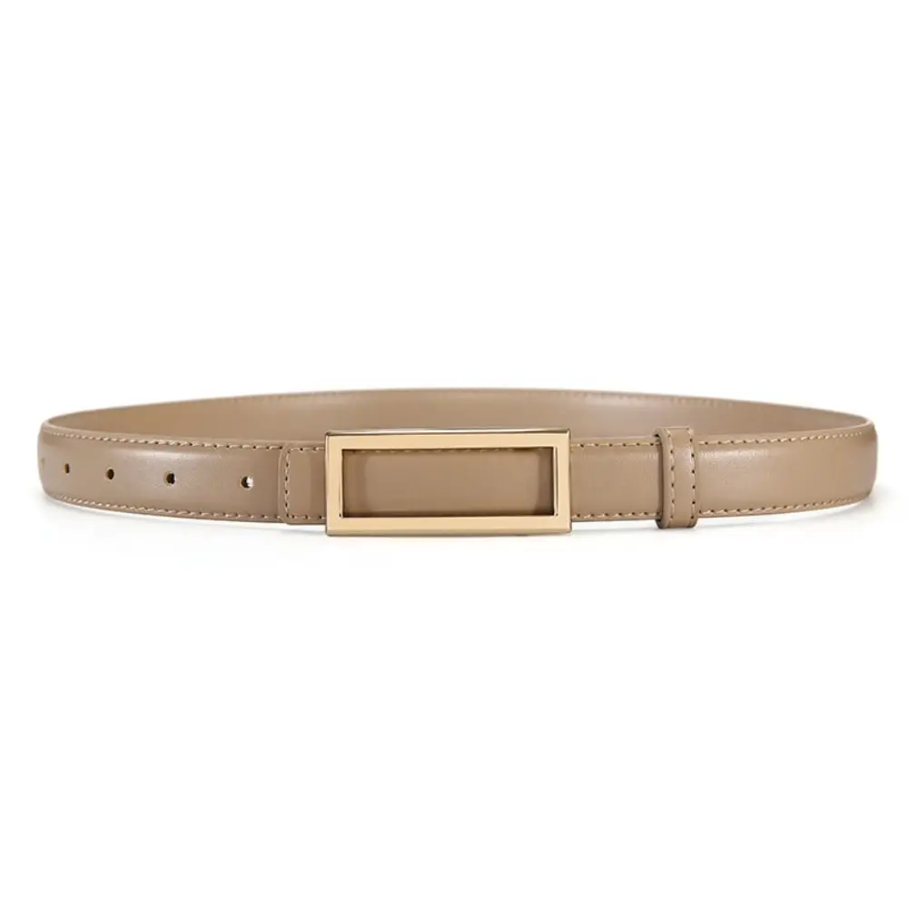 Ceinture en cuir au Design de luxe rétro pour femmes, décontractée, tendance, boucle ardillon, polyvalente, sangle de taille d'affaires