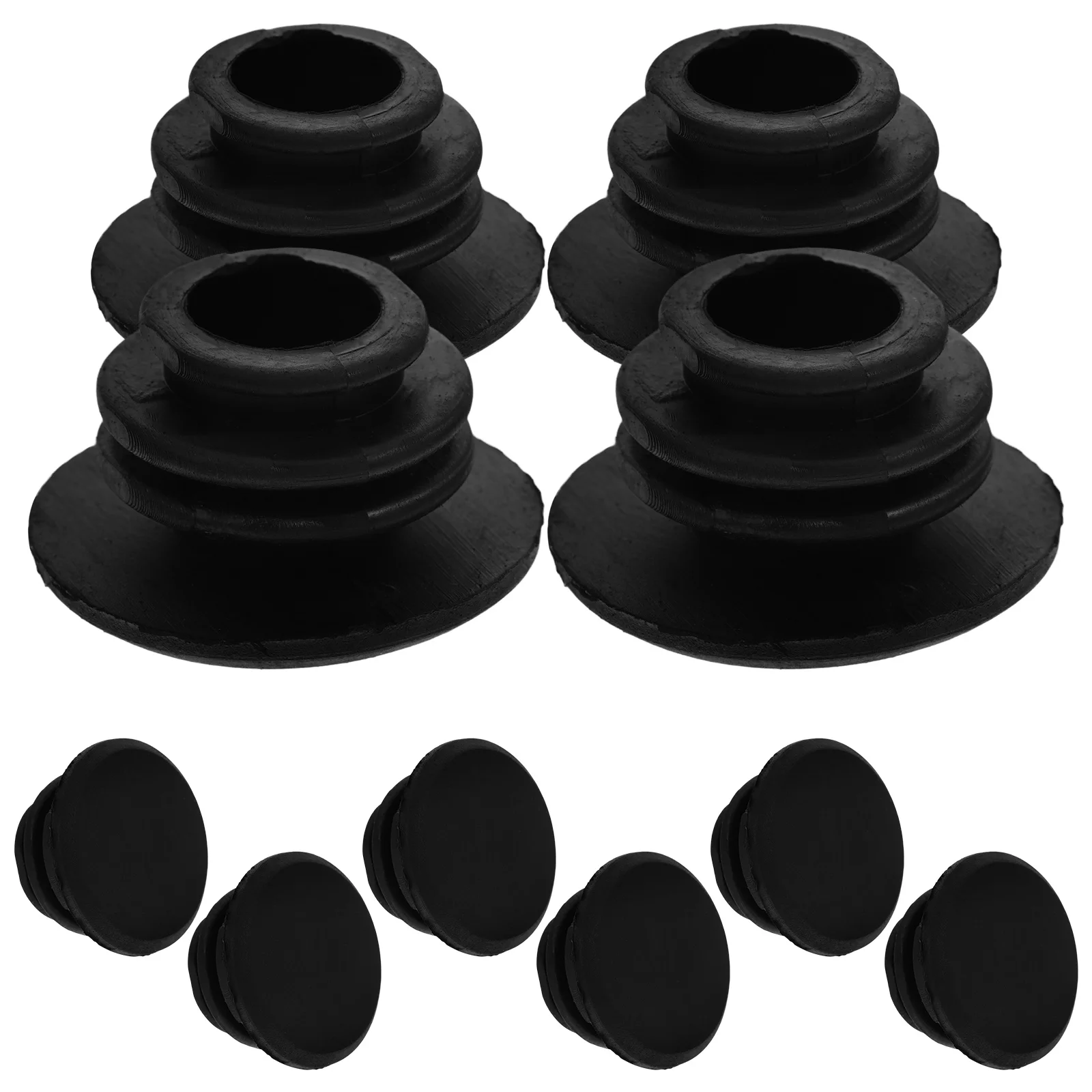 

10pcs Rubber Bike End Plugs Handlebar Caps 22mm for Road Mountain Bikes Easy Install Durable Lightweight Protection