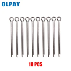 10 Pieces Propeller Split Pins 2.5*50mm 316L Stainless Steel For Yamaha Honda Mercury Suzuki Tohatsu Outboard Motor Propeller Pi