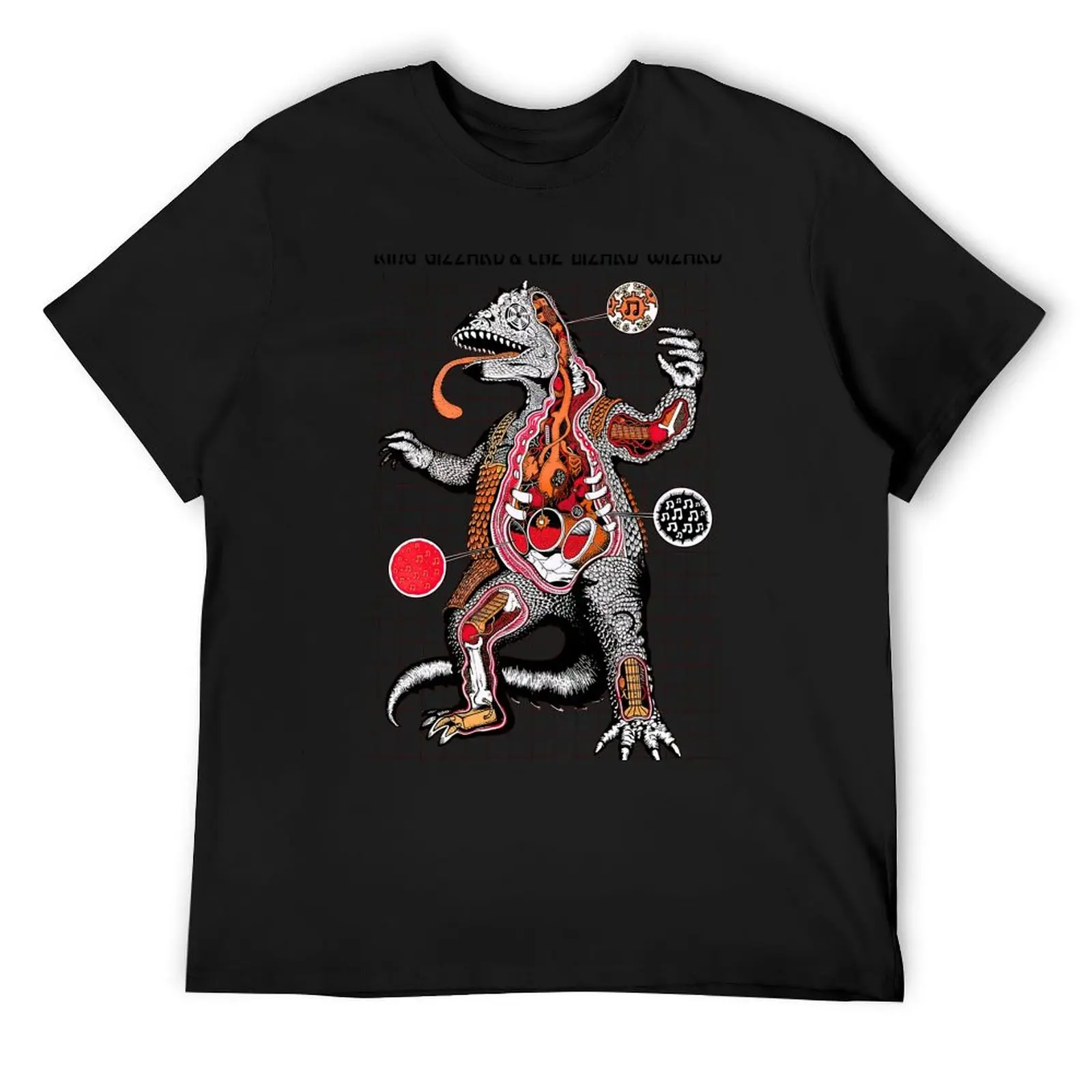 King Gizzard And The Lizard Wizard Rock Band T-Shirt anime figures vintage clothes anime heavyweights mens t shirt graphic