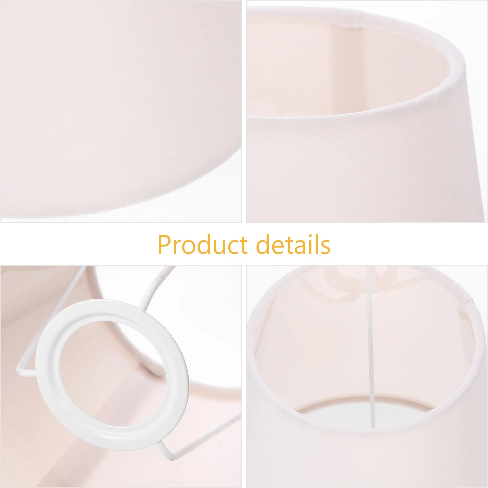 

Lampshade Table Lamp Desk Night Light Fabric Cover Replacement Bell Shaped Indoor Floor Rustic Design Small Lamp Shades