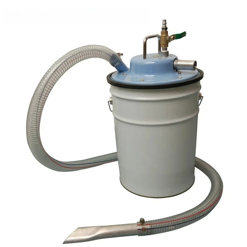 

z Pneumatic Vacuum Cleaner Industrial dust removal cleaning strong cyclone dust collection bucket rack