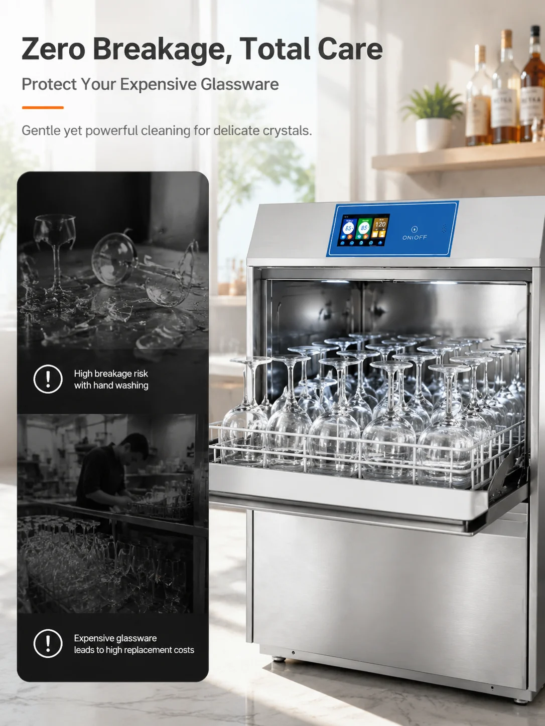 내장형 전기식 고온 소독 고효율 언더카운터 상업용 식기 - Commercial Undercounter Dishwasher 리뷰 및 가격