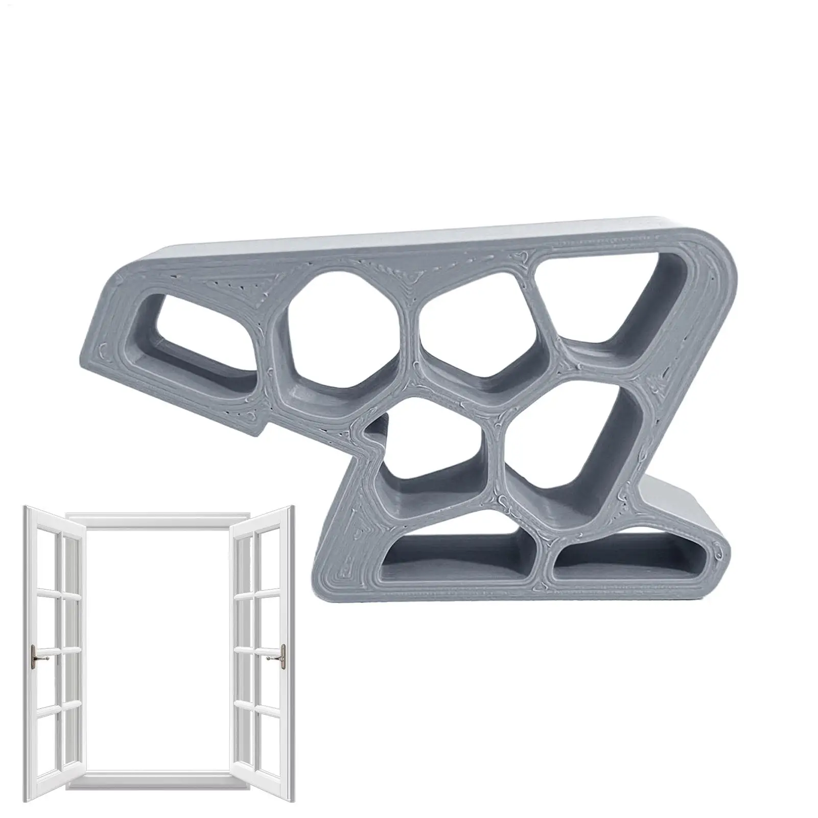 Household Sliding Window Limit Block Manual Track Lock Stopper Portable Anti Prying Window Block For Balcony Door Household