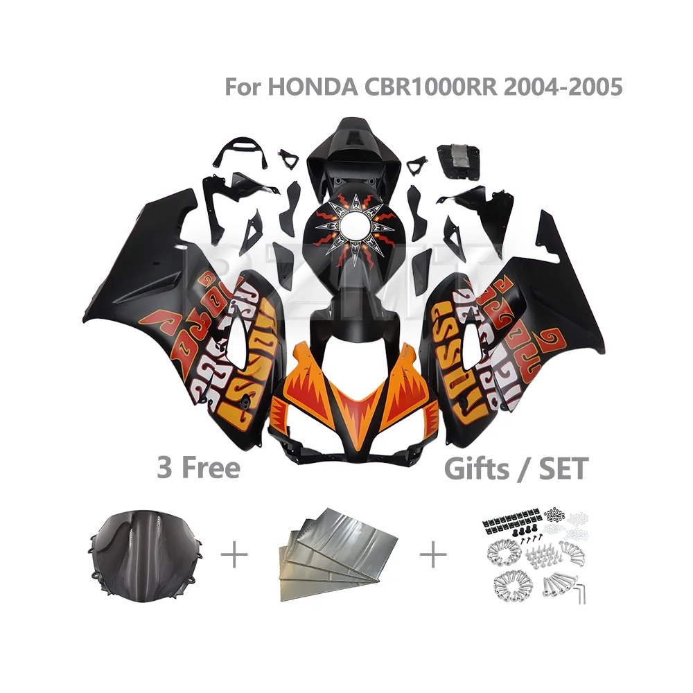 

Комплект обтекателя мотоцикла для HONDA CBR1000RRR 2004-2005 CBR 1000RR ABS, инъекционные индивидуальные обтекатели, комплект деталей для кузова H1005-1030b