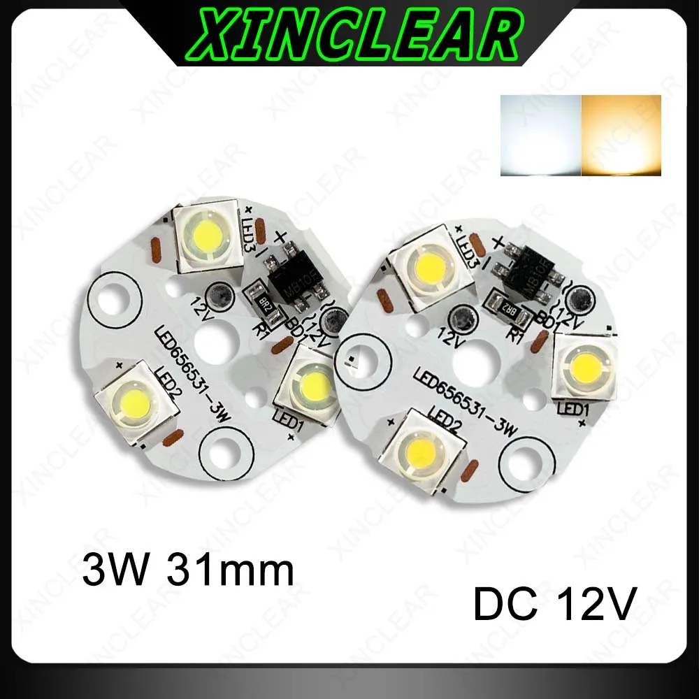 

Светодиодные лампы 3 Вт 31 мм, белый, теплый белый, DC12 В, драйвер не требуется, прямое подключение по USB, SMD 3535, чип для токарного станка своими руками