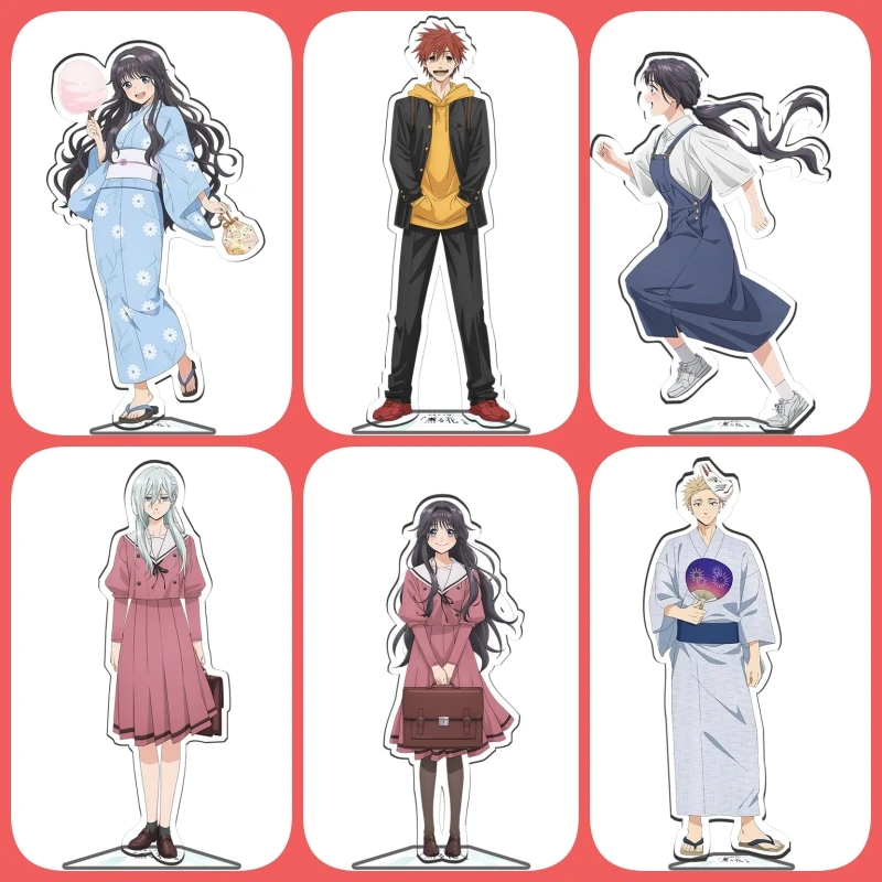 

Anime The Fragrant Flower Blooms with Dignity Acrylic Stand Rintarō Tsumugi Love Story Model Plate Decoration Originality Desk