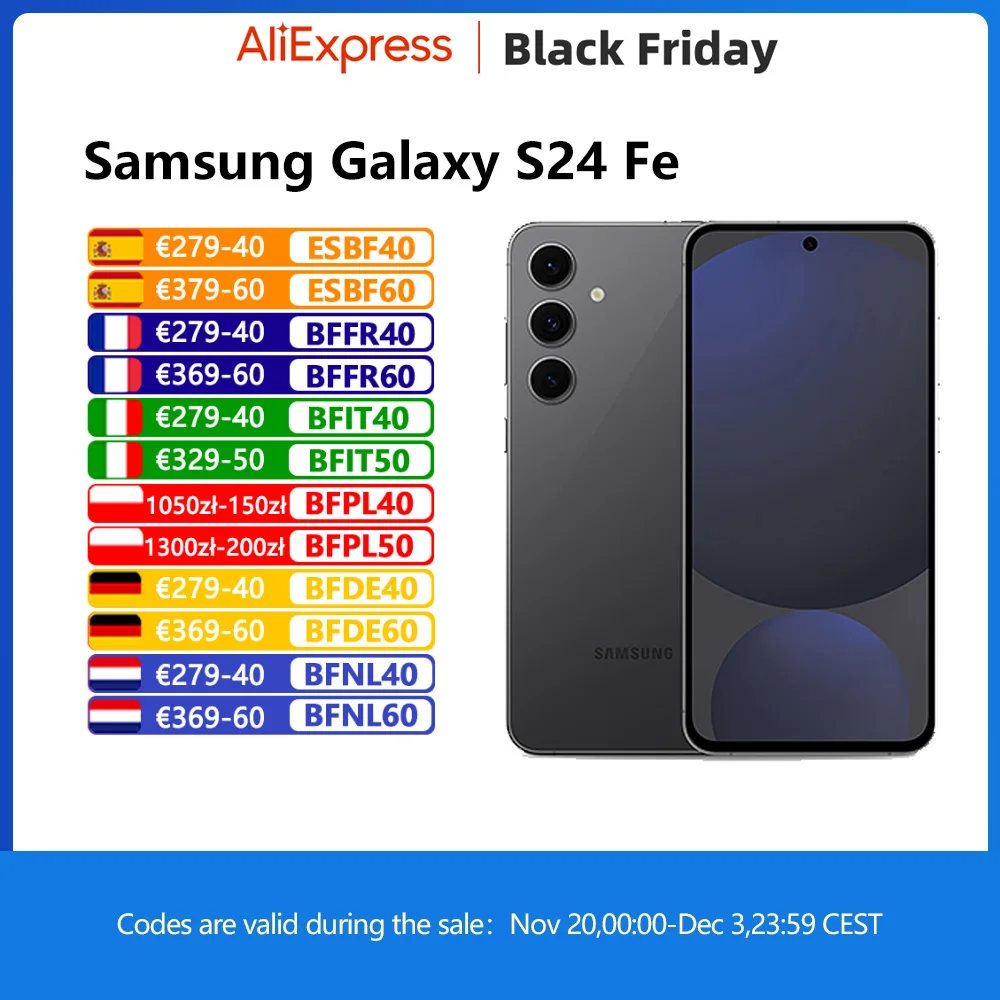 Samsung Galaxy S24 FE 5G, Smartphone?NFC, Exynos 2400e Deca-Core, appareil photo 120Hz, 50MP