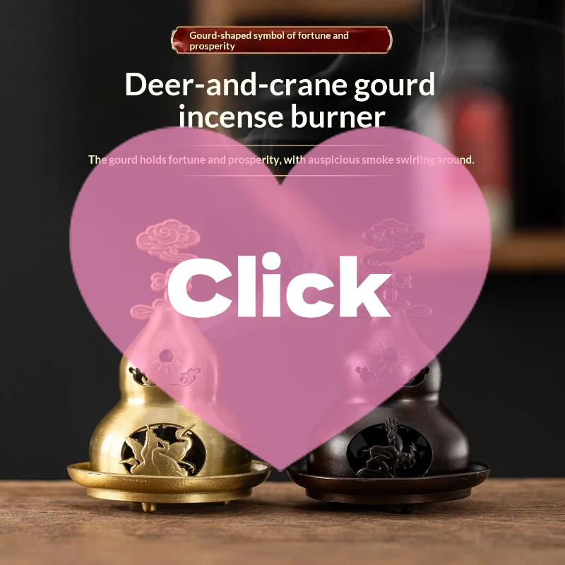 Copper Incense Burner, Chinese Style, Light Luxury, Household Indoor Pure Sandalwood Aroma Burner, High-Grade Agarwood Incense