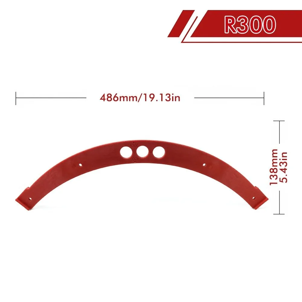 

Precise Inner & Outer Woodworking Round Formold Plastic Template Reusable Positioning Tool Router Templates