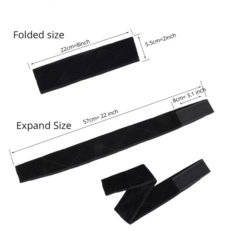 Female Wig Headband Non-Slip Wig Grip Headband For Wig Velvet Wig Grip Used For Under Wig Flexible Hair Band With Magic Strap