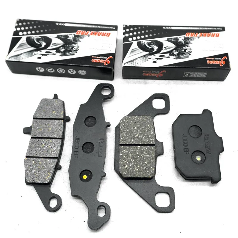For KAWASAKI VN1500 Vulcan 1500 Nomad F.I. 1999 2000 vn Motorcycle Front Rear Brake Disc Pads Kit Set Parts